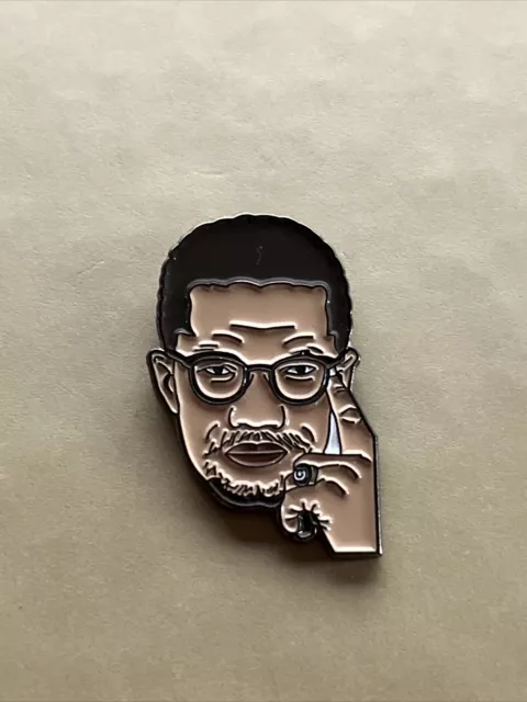 Malcom X Inspired Metal Enamel Pin UK STOCK Gift
