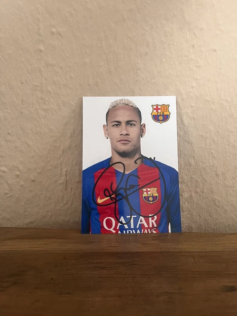 Photo signée par Lionel Messi Barcelone et Cristiano Ronaldo Real
