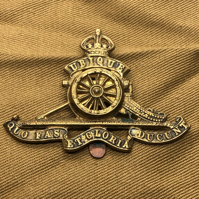 ORIGINAL WW1 BRITISH Army Royal Artillery RA Cap Badge £12.00 - PicClick UK
