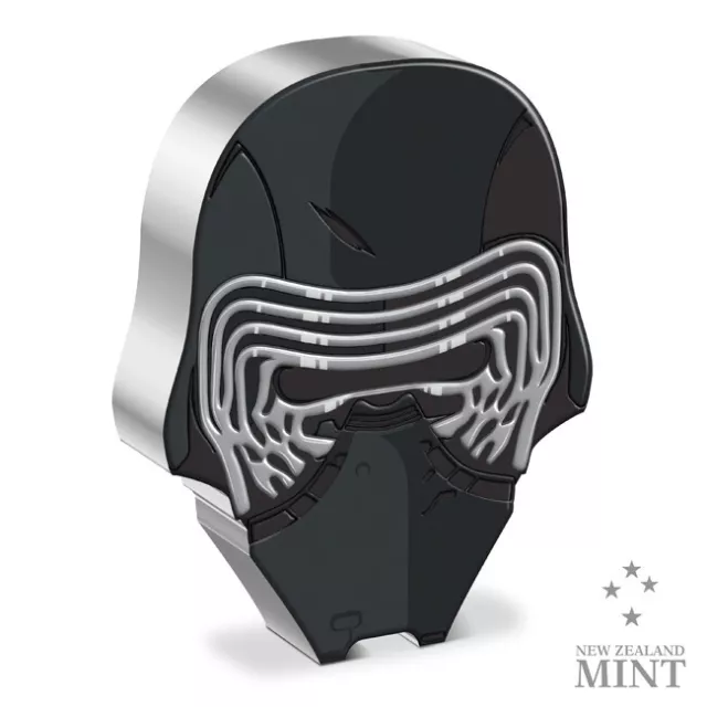 2 Dollar STAR WARS™ Faces of the First Order - Kylo Ren™ Niue 1 oz Silber 2022