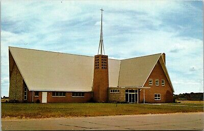 First Lutheran Church Cumberland Wisconsin Postcard
