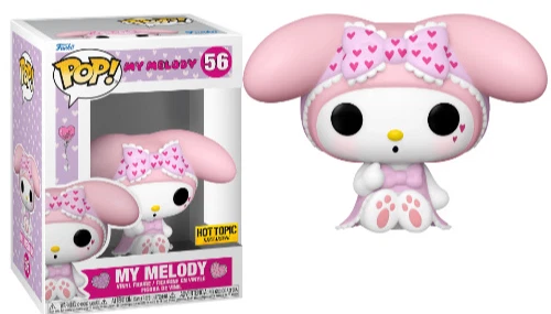 Model Toy Exclusive With Protector Vinyl Action Figures Funko Pop! MY MELODY 56#