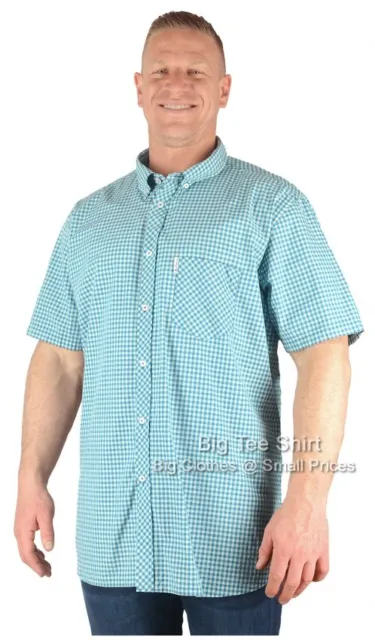 Big Mens Ben Sherman Lorne Short Sleeve Shirt Sizes 2XL 3XL 4XL 5XL