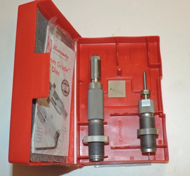 Hornady 204 Ruger 2 Die Reloading Set Micro Competition Bullet Seating Die