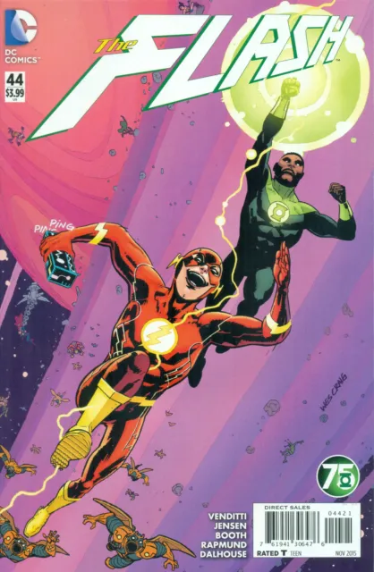 The Flash #44 Venditti Jensen Booth Zoom Green Lantern 75 Variant B NM/M 2015