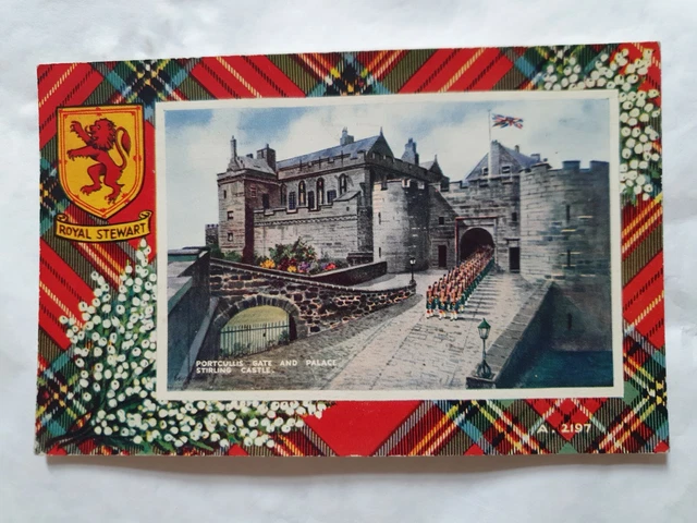 Portcullis Gate and Palace Stirling Castle. Royal Stewart. A. 2197. Valentine's.