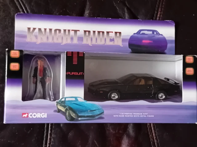 Corgi CC05601 Pontiac Trans Am KITT Et Figurine KITT - Echelle 1/36 - Occasion