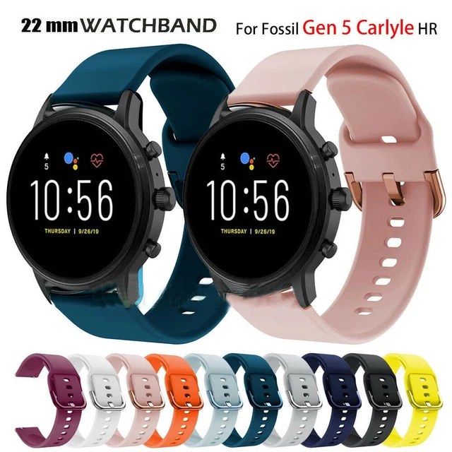 Für Fossil Fossil Gen 5 Garrett Smartwatch Julianna Carlyle HR Silikon Armband