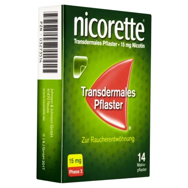 nicorette TX Pflaster 15 mg zur Raucherentwöhnung, 14 St. Pflaster 3273514 2