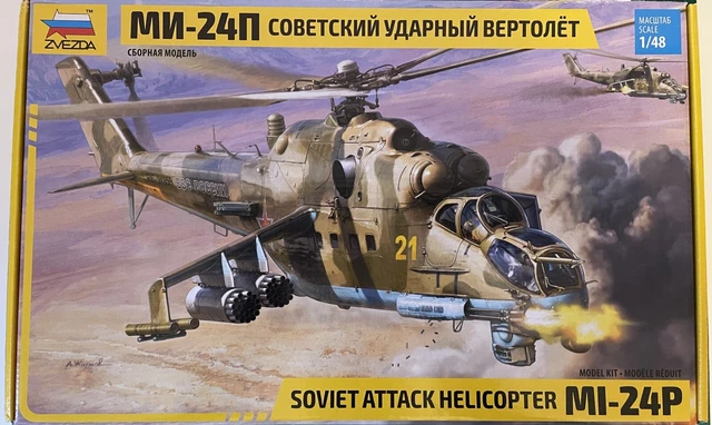 Maquette Ark Models Mil Mi-24P Hind Russe 1/72 - Avec Photodécoupe Et Résine