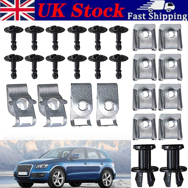 26X UNDERTRAY ENGINE Under Cover Fixing Clips Screw Kit For Audi A4 B8 A5 Q5 UK £8.65 PicClick UK