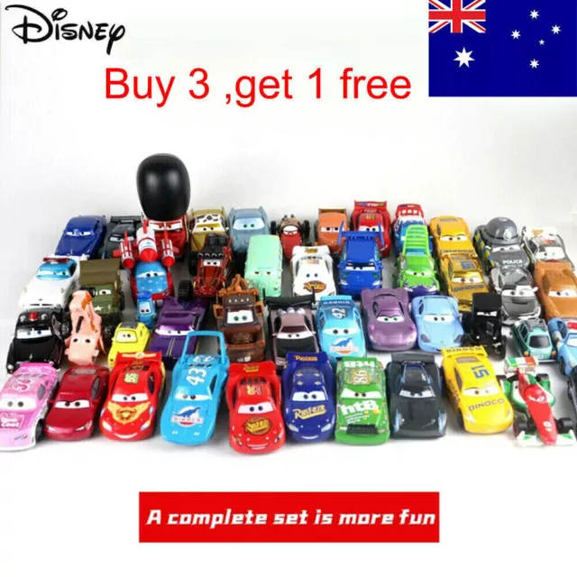 Disney Pixar Cars Lot Lightning Mcqueen Die-Cast Model Toy Cars Boy Gift Collect