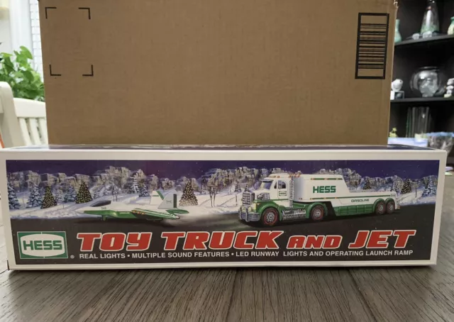 2010 Hess Toy Truck and Jet.  NIB.