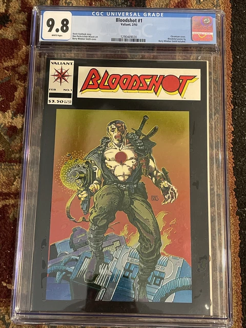 Bloodshot #1 CGC 9.8 NM/M, Chromium Cover, Valiant Comics, Barry Windsor-Smith