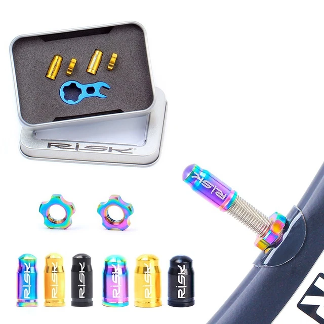 6 Vis De Tige De Vélo En Alliage Titane M5x18mm - Arc-en-ciel, Or Ou Titane - Résistance à La Corrosion Pour VTT Et Vélo De Route
