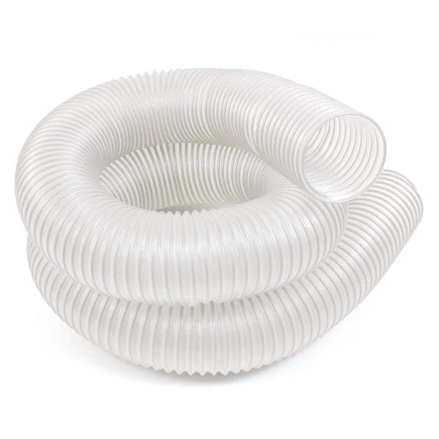 4 in. x 10 ft. Universal Dust Extractor Hose, Flexible Dust Hose for Clean Shop