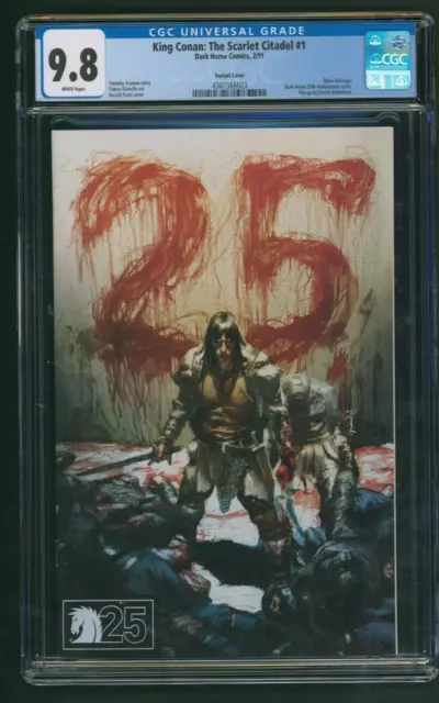 King Conan Scarlet Citadel #1 1:10 Parel 25th Anniversary Variant CGC 9.8