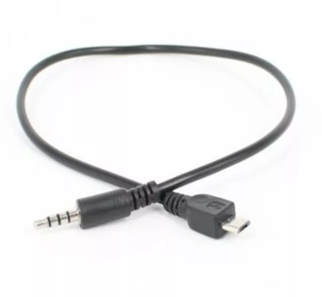 Micro Usb to Jack 3.5mm Audio Cable Connector Headphone Plug Audio Adapter Ca'WI