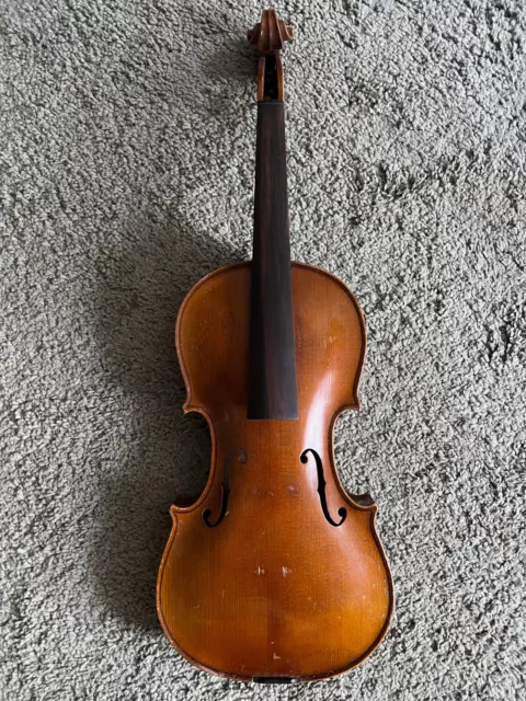 Alte, nach Stainer gebaute deutsche 4/4 Geige Violine, nicht spielbereit