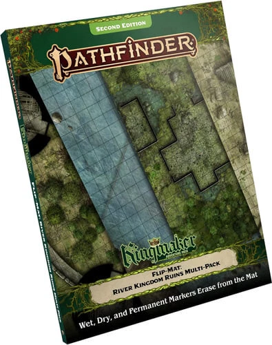 Pathfinder Flip-Mat: Kingmaker Adventure Path River Kingdoms Ruins Multi-Pack - Tesoros De La Marca