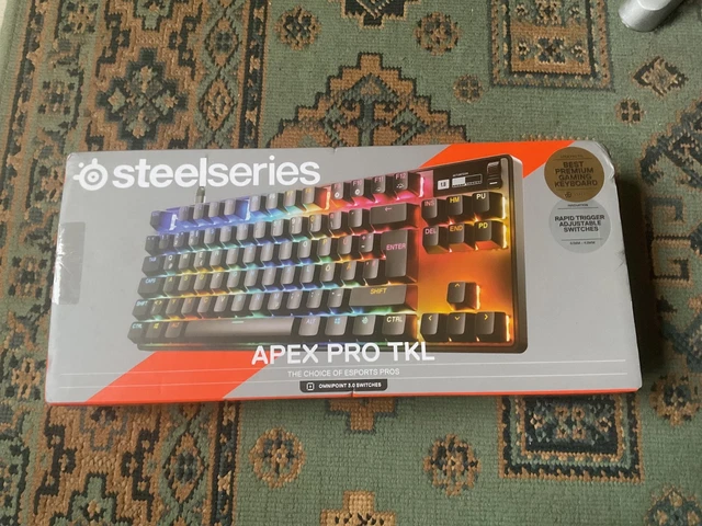 STEELSERIES APEX PRO TKL Mechanical Gaming Keyboard Black, English ...