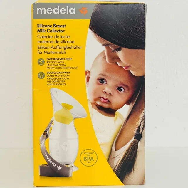 Medela Muttermilch-Auffangbehälter für stillende Mütter, Milch-Auffänger aus Sil