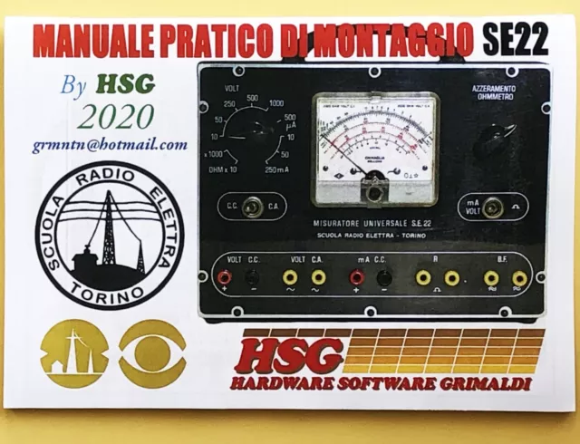 Manuale HSG, Montaggio "Misuratore Universale" SE22- Scuola Radio Elettra