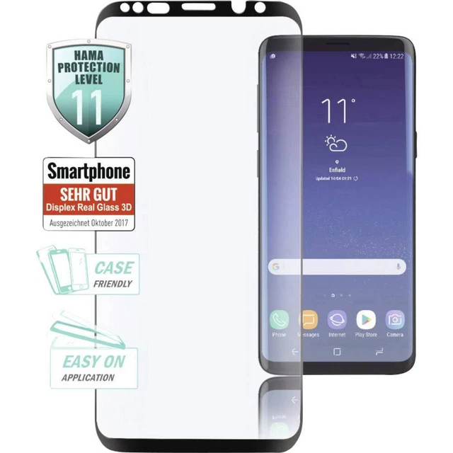 Hama 3D Full Screen 183443 Verre de protection décran adapté pour (modèle de