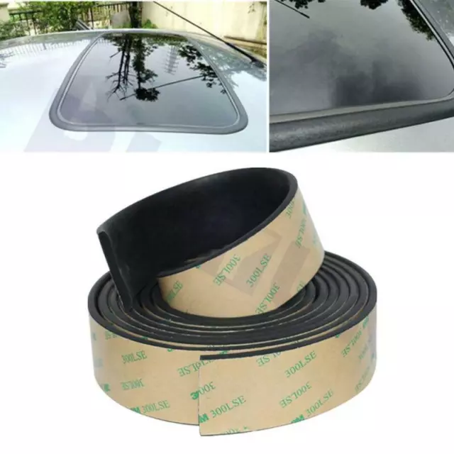 40mm*3mm 1PC Universal 3m Car Sunroof Window Seal Strip Rubber Weather Stripping