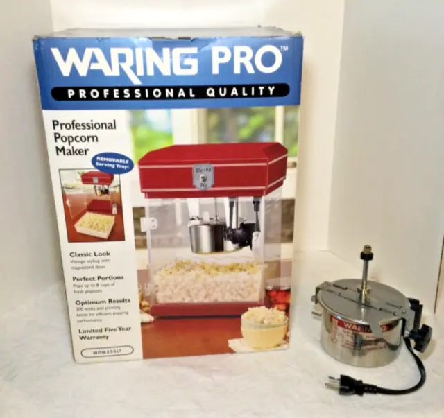 Waring Pro WPM25 Professional Popcorn Popper Maker - Like Movie Theater at Home