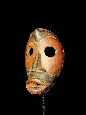 African Face Mask African Tribal Art Wooden masks - dan mask Cote D'Ivoire-2621