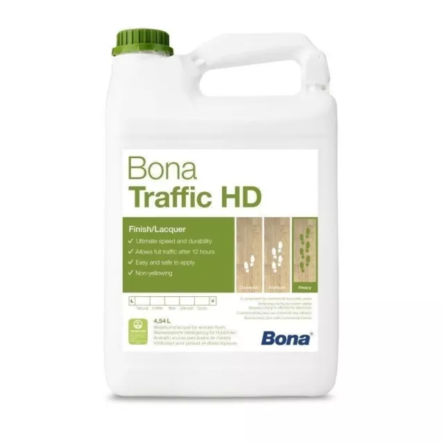 BONA TRAFFIC HD matt 4,54 Liter + HD Härter 0,45 L