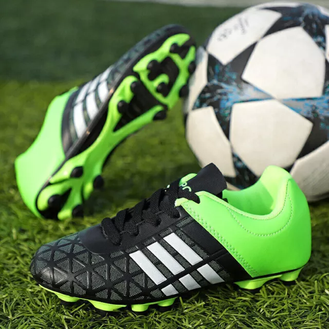 Neu Kinder Herren Fußballschuhe Outdoor Nockenschuhe Kickschuhe Fussball Schuhe