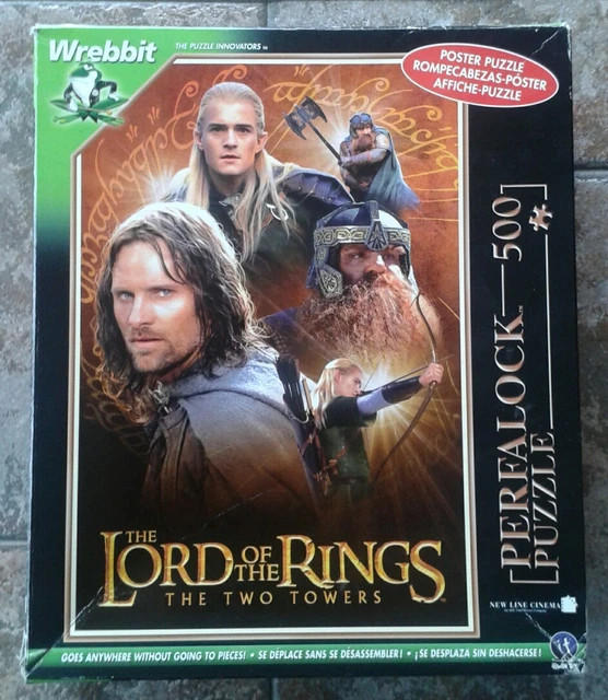 THE LORD OF the Rings 3D Poster Puzzle Two Towers by Wrebbit Complete