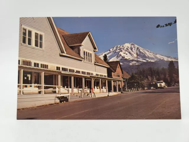 Postal McCloud California CA Montaña Nieve Monte Shasta Sin Usar De Colección
