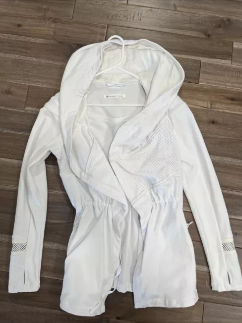 Blanc Noir Womens White Traveler Jacket Size S 🤩