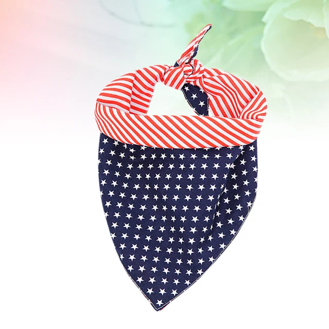 Bavoir Pour Chien Bavoir Pour Collier De Chien Décor Américain Deux Côtés