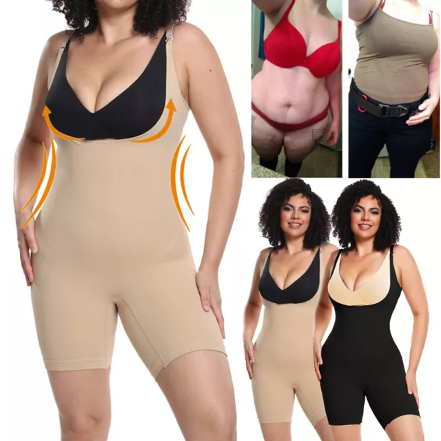 Women's Seamless Full Body Shaper Tummy Control Shapewear Elastic Slim  Bodysuit
