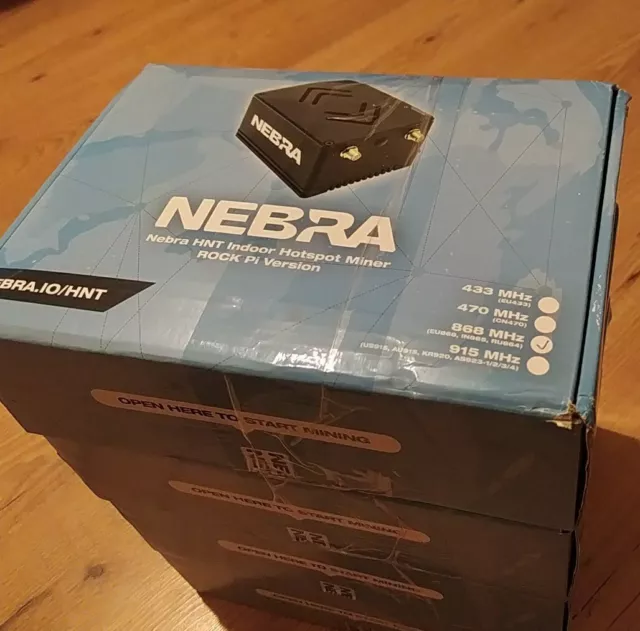 Nebra HNT Helium Indoor Hotspot Miner : NEBRA Indoor EU868 Rock Pi Version