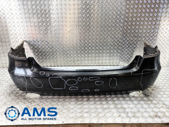 MERCEDES W212 REAR Bumper With Parking Sensors Black E Class Saloon ...