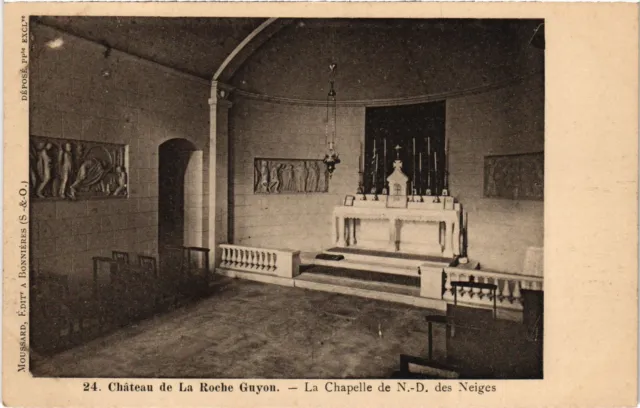 CPA La Roche-Guyon Le Chateau, La Chapelle de Notre-Dame FRANCE (1308038)