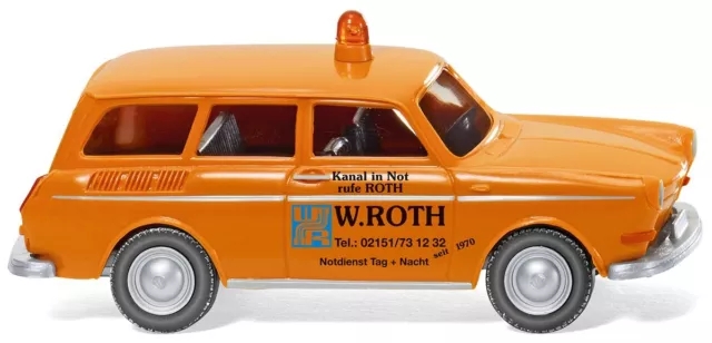 Wiking H0 1/87 004201 Notdienst - VW 1600 Variant Kombi als Notdienst - OVP NEU