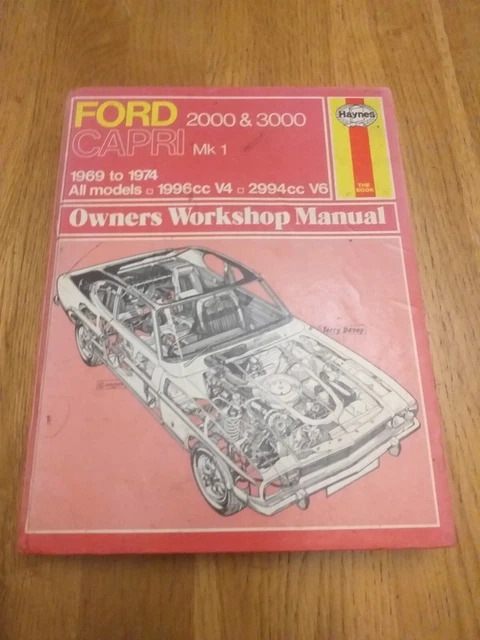 Ford Capri Haynes Manuale officina
