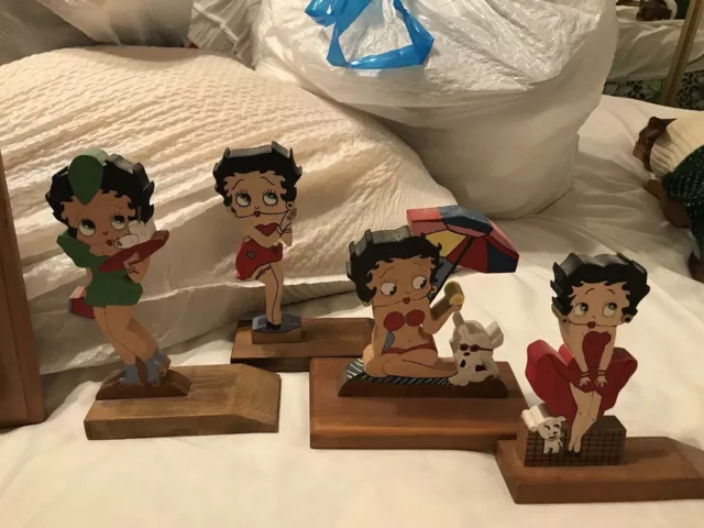 betty boop figurines (Lot Of 4)