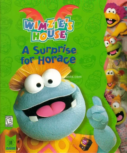 Wimzie's House A SURPRISE FOR HORACE Vintage Kids  PC/MAC Game NEW