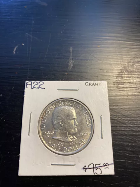 1922 Grant Commemorative Silver Half Dollar 50C