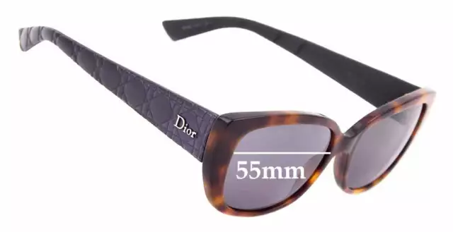 SFx Replacement Sunglass Lenses fits Christian Dior Lady 2R - 55mm Wide