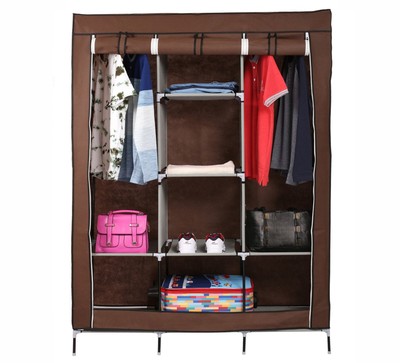 Espandibile Guardaroba Scaffale Armadio Organizzatore ripiani credenza bianca Mensole Salva Spazio Helper 