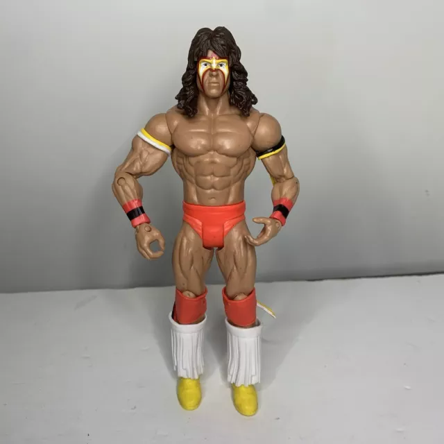 WWE Ultimate Warrior Wrestling Figure-Basic Series 56-Mattel-Excellent Condition