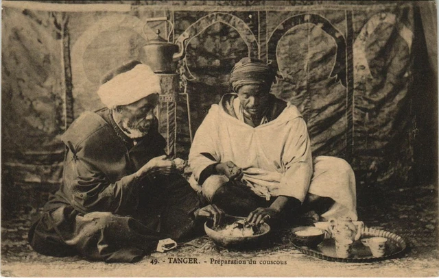 CPA AK Tanger - Preparation du Couscous MAROC (1083024)
